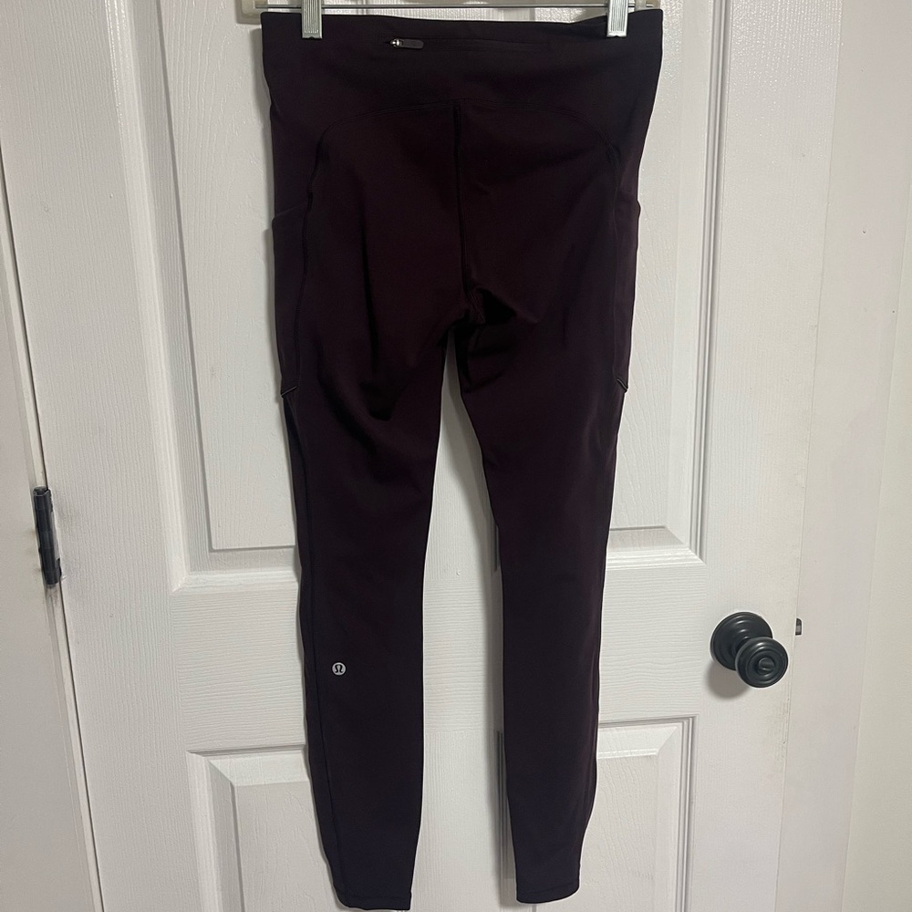 Maroon/ Dark Purple lululemon Leggings